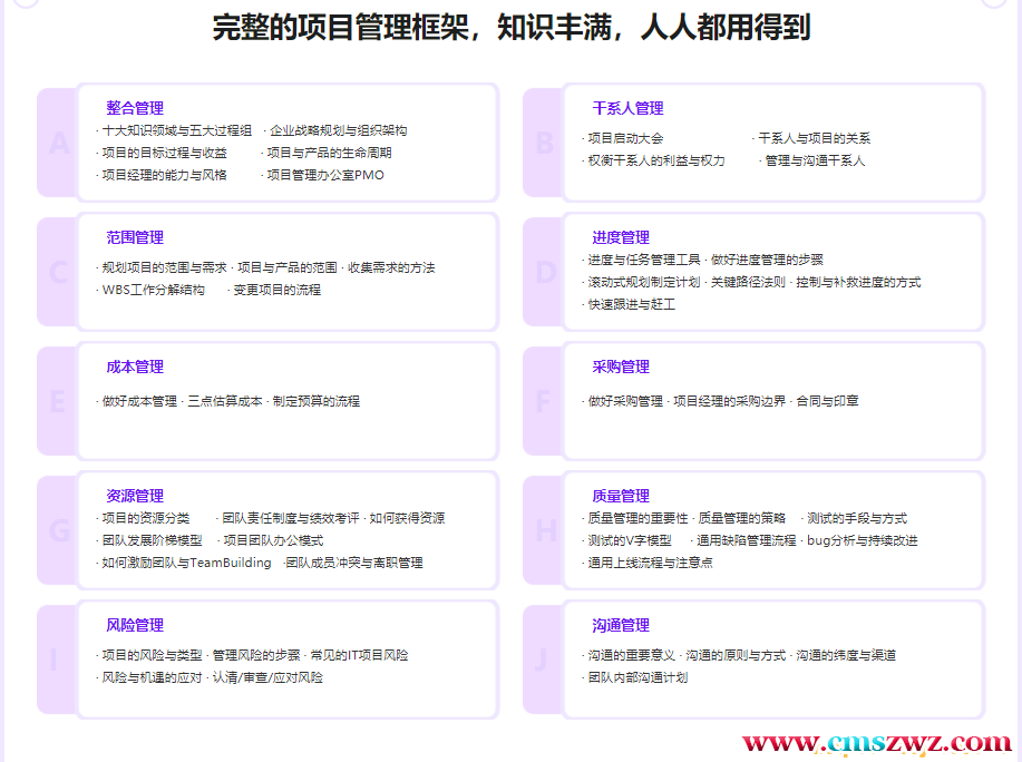 人人都要学的项目管理课|完结无秘