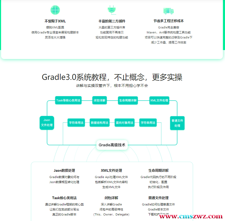 Gradle3.0自动化项目构建技术精讲+企业级案例实操